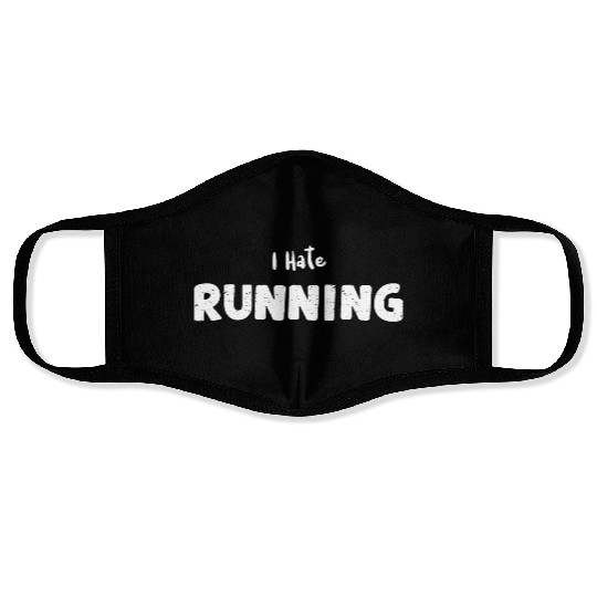 I Hate Running - Workout Face Masks