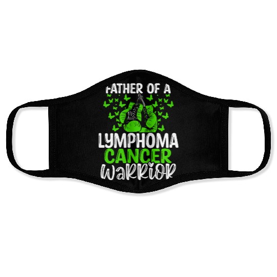 Lymphoma Cancer Awareness Dad Fathers Day Papa Face Masks