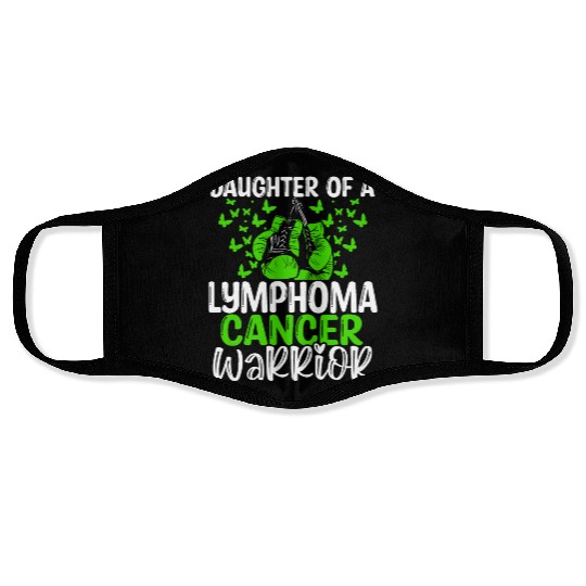 Lymphoma Cancer Awareness Month Daughter Face Masks