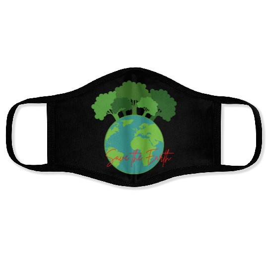Save the Earth Face Masks