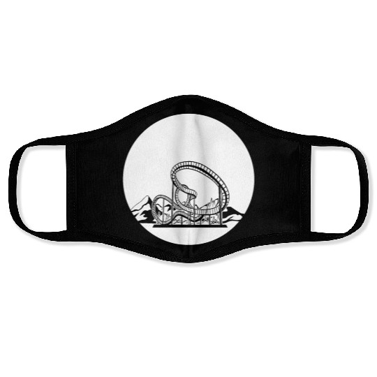 Roller Coaster Face Masks