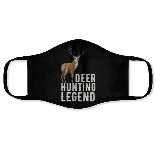 Deer Hunting Legend Face Masks