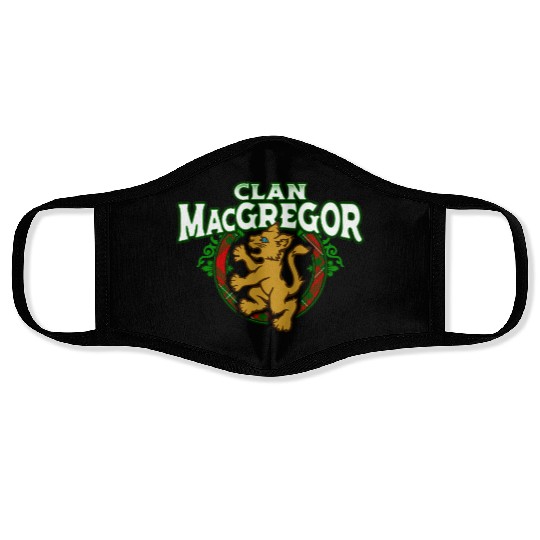Clan MacGregor Cute Baby Lion Rampant Kitten Face Masks