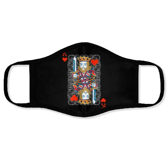 King of Hearts, Poker Face Masks