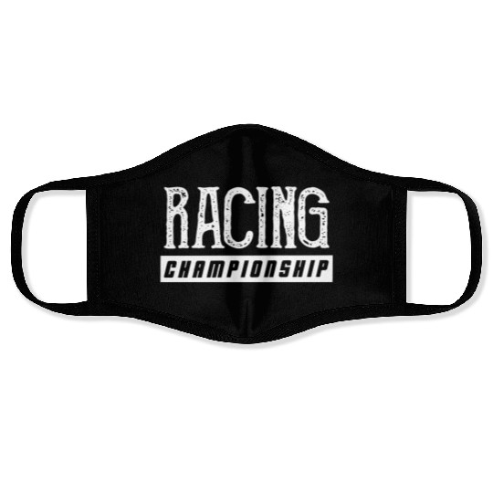 Racing Championship Face Masks