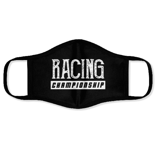 Racing Championship Face Masks