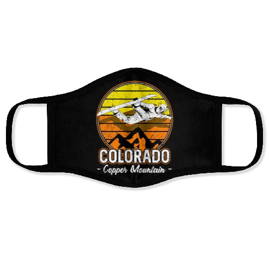 Copper Mountain Colorado Snowboarding Face Masks