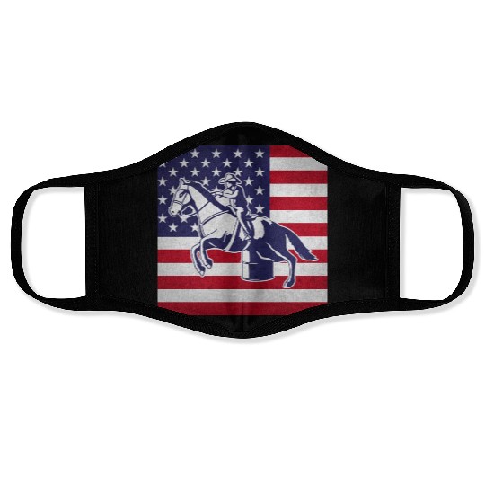 Horse Barrel Racing Face Masks