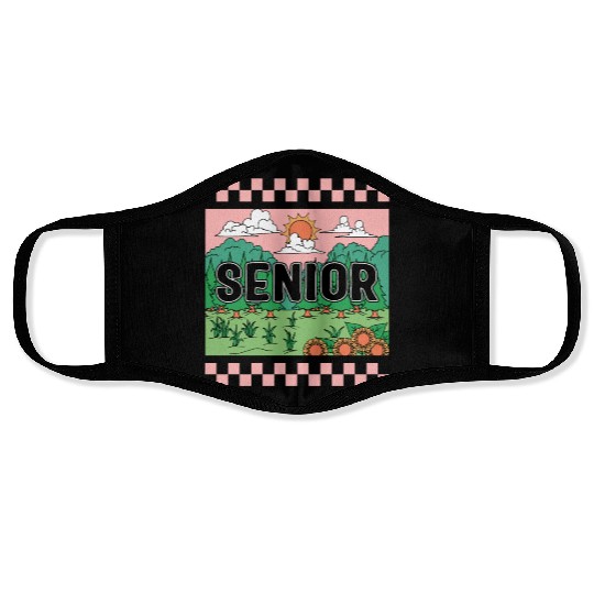Graduation Face Masks, Senior Class Of 2023 Gift End
