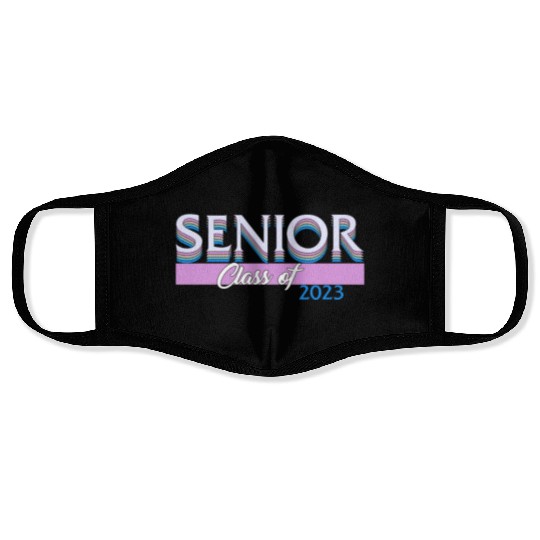 Graduation Face Masks, Senior Class Of 2023 Gift End