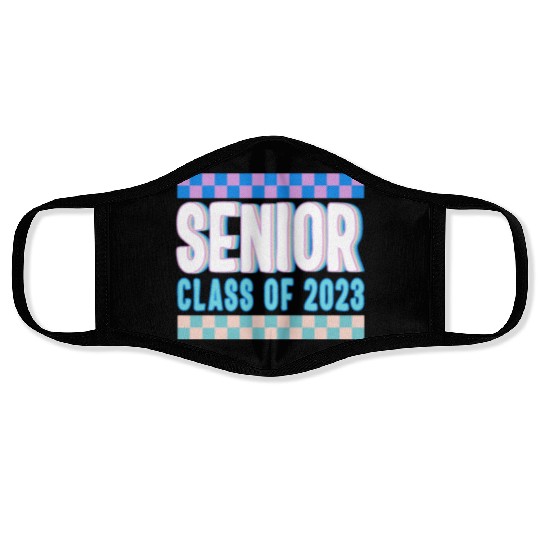 Graduation Face Masks, Senior Class Of 2023 Gift End