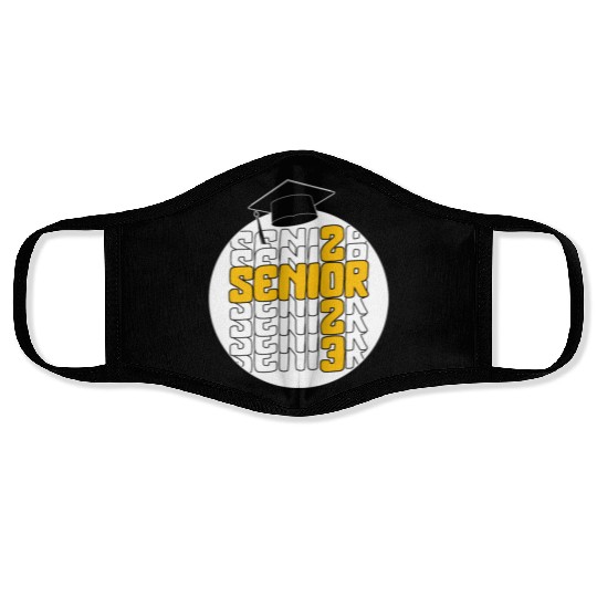 Graduation Face Masks, Senior Class Of 2023 Gift End