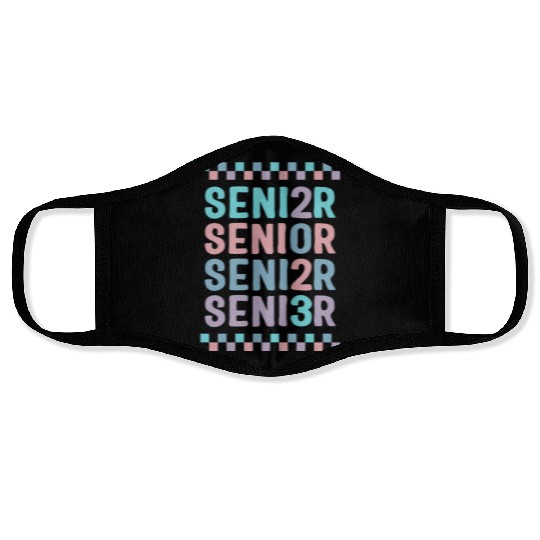 Graduation Face Masks, Senior Class Of 2023 Gift End