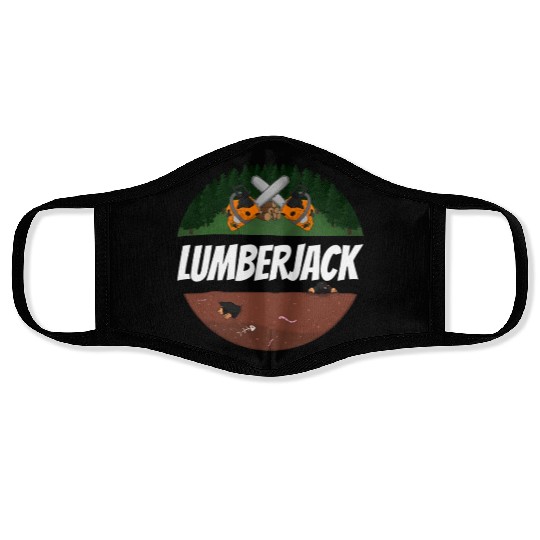 Lumberjack Chainsaw Face Masks