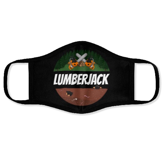 Lumberjack Chainsaw Face Masks