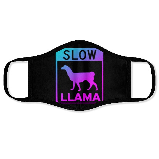 Phish Slow Llama Face Masks