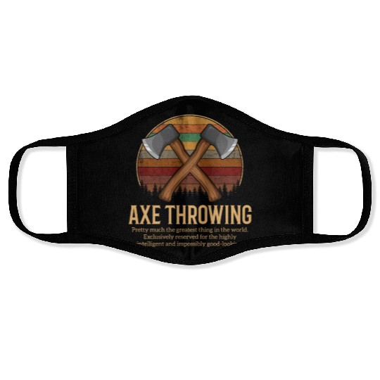 Axe Throwing definition, Hatchet Axe Throwing Face Masks