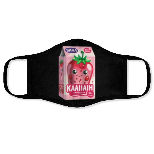 Strawberry Milk Kawaii Face Masks