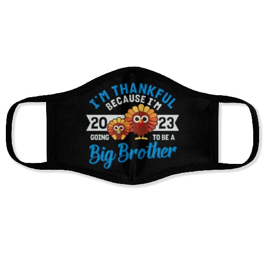 Big Brother 2023 Baby Thanksgiving Turkey Boys Face Masks