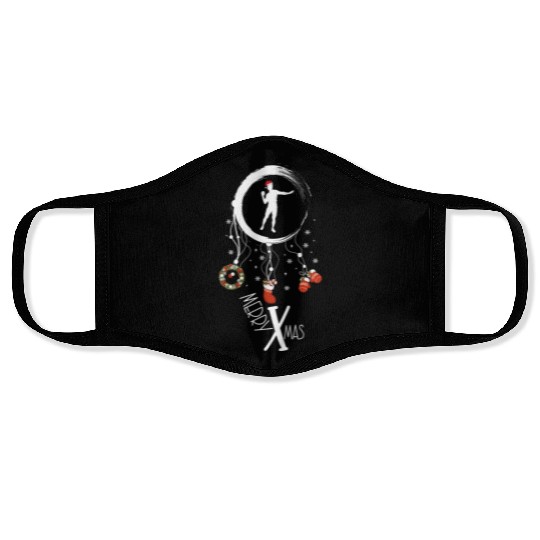 Winter dreamcatcher Christmas Shot put Face Masks