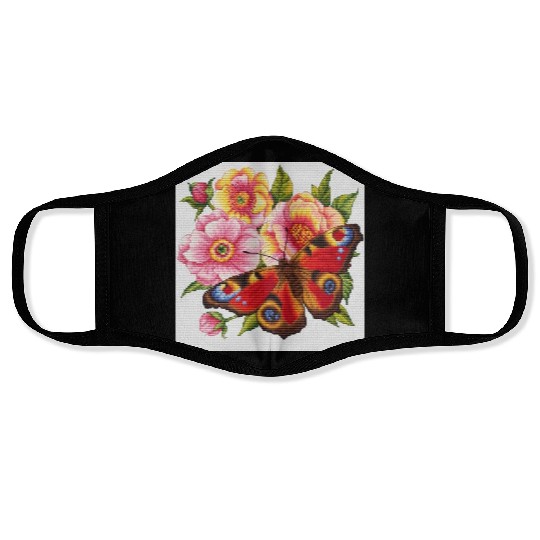 Face Masks flowers for adults and kids