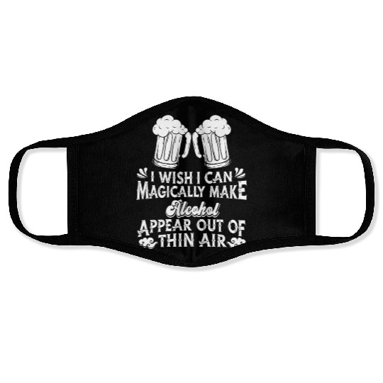 Alcohol Drinking Drinker Face Masks