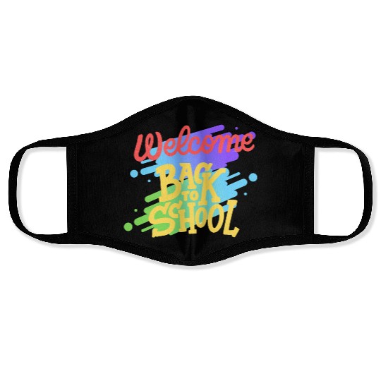 welcome back to school Face Masks