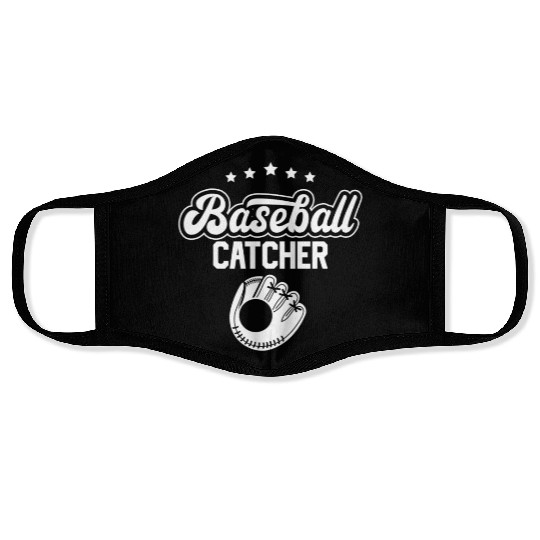 Baseball Catcher Sayings Player Hobby Face Masks