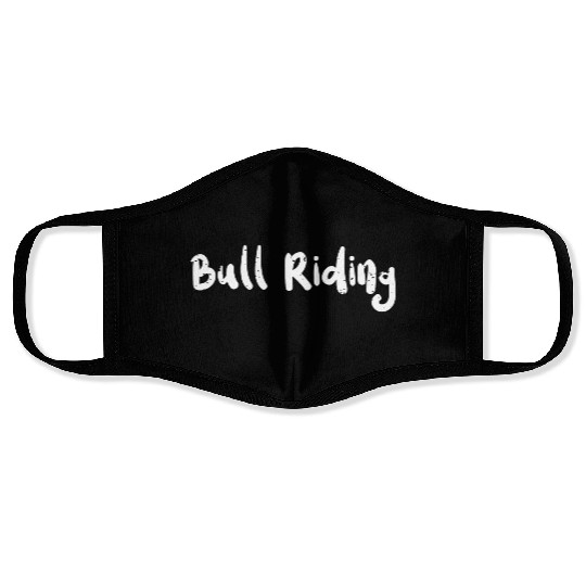 Bull Riding - Texas Face Masks