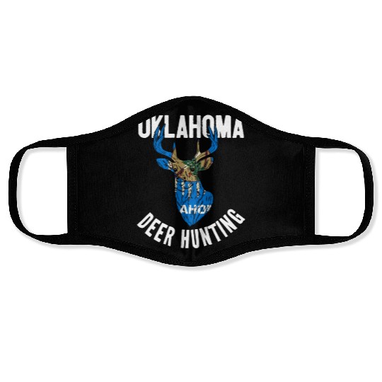 Oklahoma Deer Hunting Buck Stag Hunter Face Masks