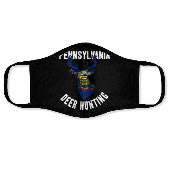 Pennsylvania Deer Hunting Buck Stag Hunter Face Masks