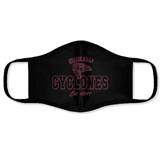 Beacon Hills Cyclones Team Spirit Face Masks