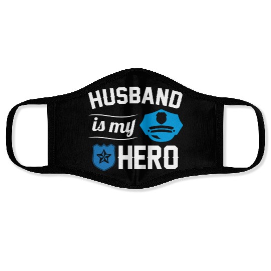 Husband Is My Hero Police Face Masks