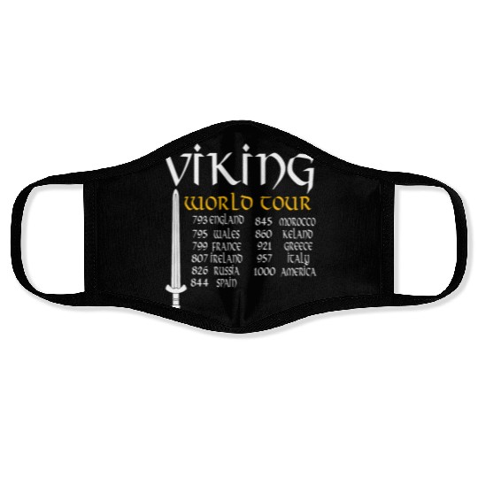 Viking World Tour Face Masks