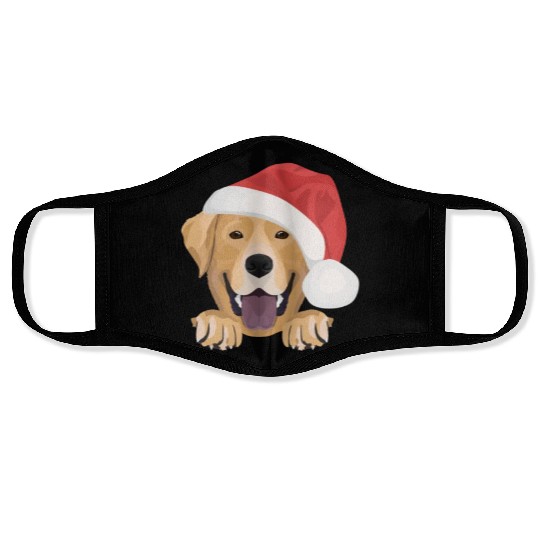 Labrador Merry Christmas Face Masks