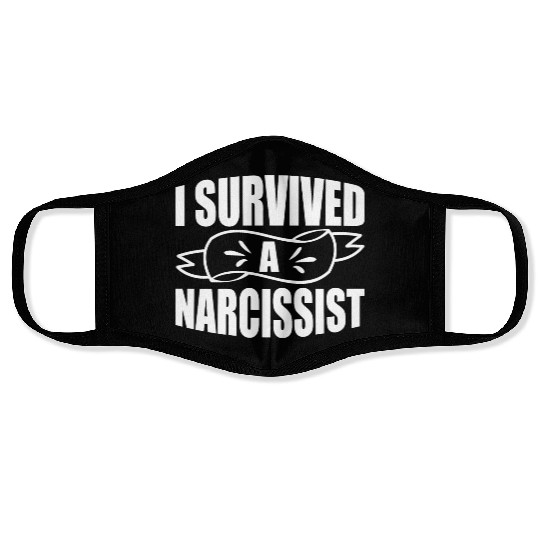 I Survived A Narcissist Divorce Women Divorcee Face Masks