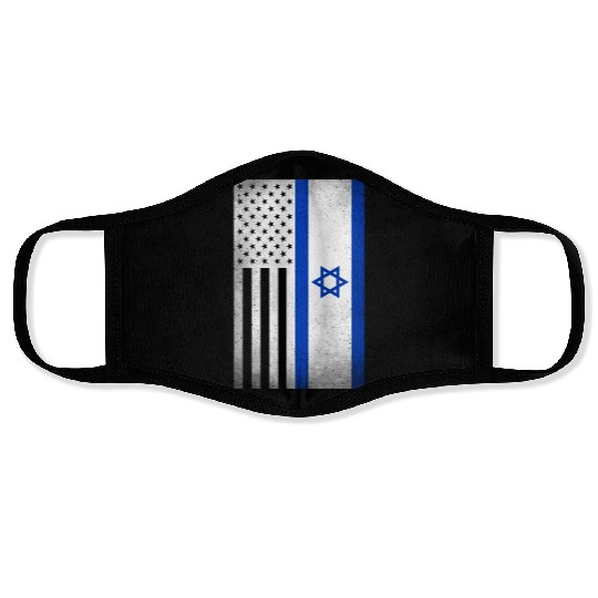 Israel Design for proud Israeli Americans Face Masks
