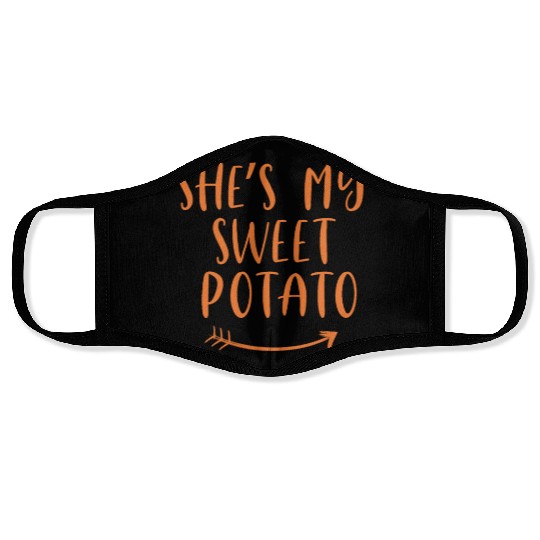 She's My Sweet Potato | I Yam Face Masks