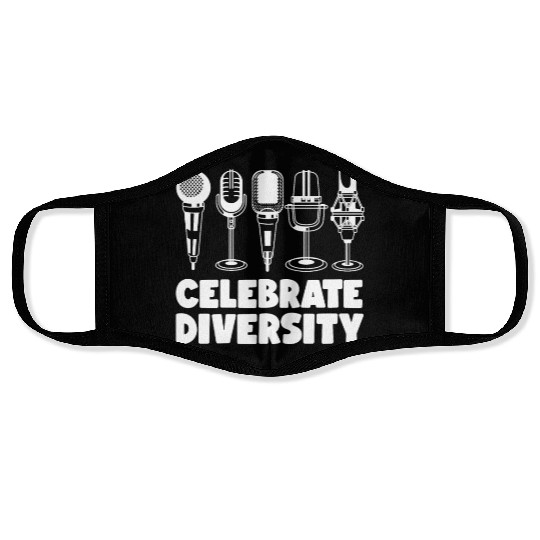 Karaoke Singer Microphone Vocalist Face Masks