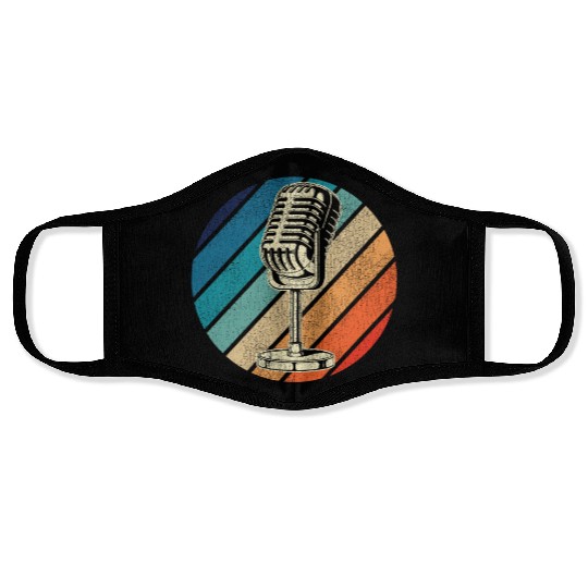 Karaoke Singer Microphone Vocalist Face Masks