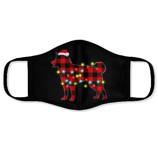 Shiba Inu Christmas Dog Lover Pajamas Face Masks