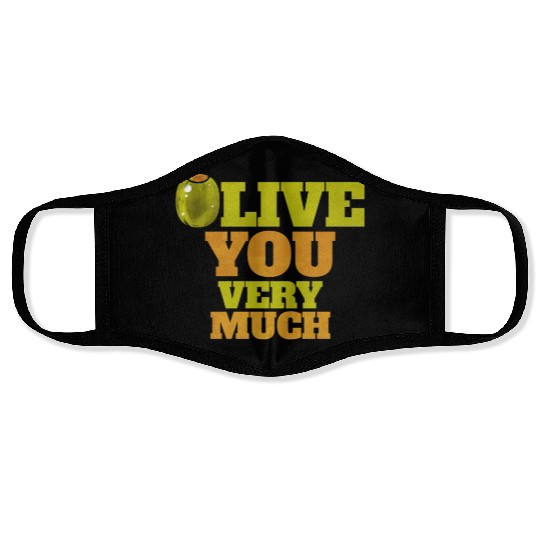 Olive I love You Very Much - Love Veggies Face Masks