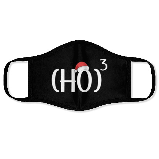 HO HO HO - Santa Claus Christmas Gift Idea Face Masks