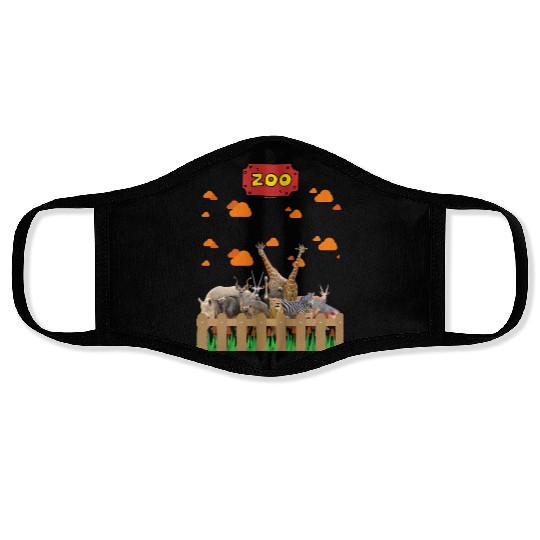 The zoo Face Masks design