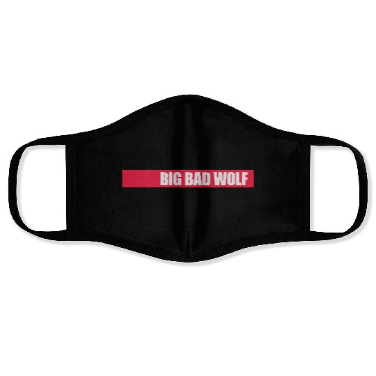 big bad wolf quote Face Masks