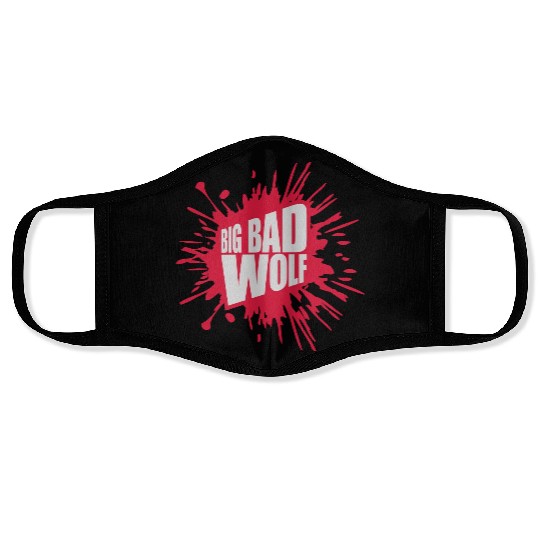 big bad wolf quote Face Masks