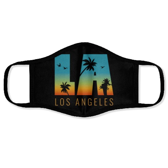 Los Angeles LA California Gift Face Masks