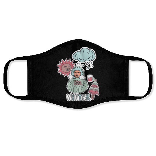 Gift christmas cute Rejeki Face Masks