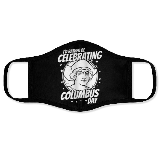 Columbus Day 1492 Face Masks