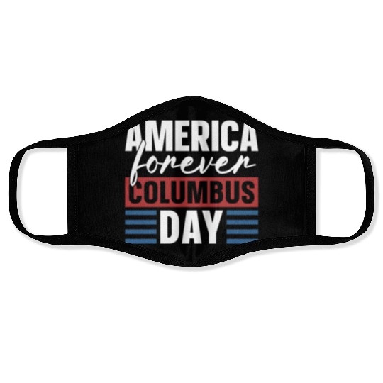 Columbus Day 1492 Face Masks